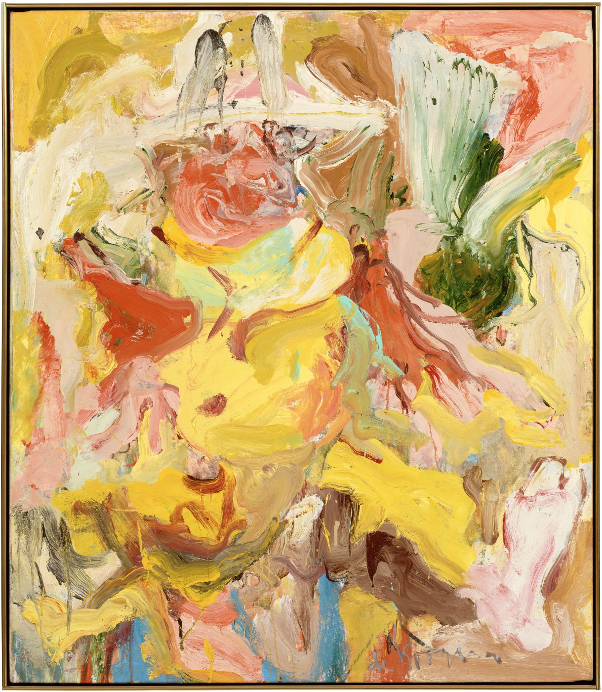 LaGuardia in a Paper Hat, 1972, by Willem de Kooning 