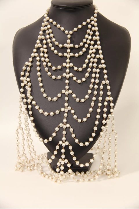 Cadoro faux-pearl vest, 1969