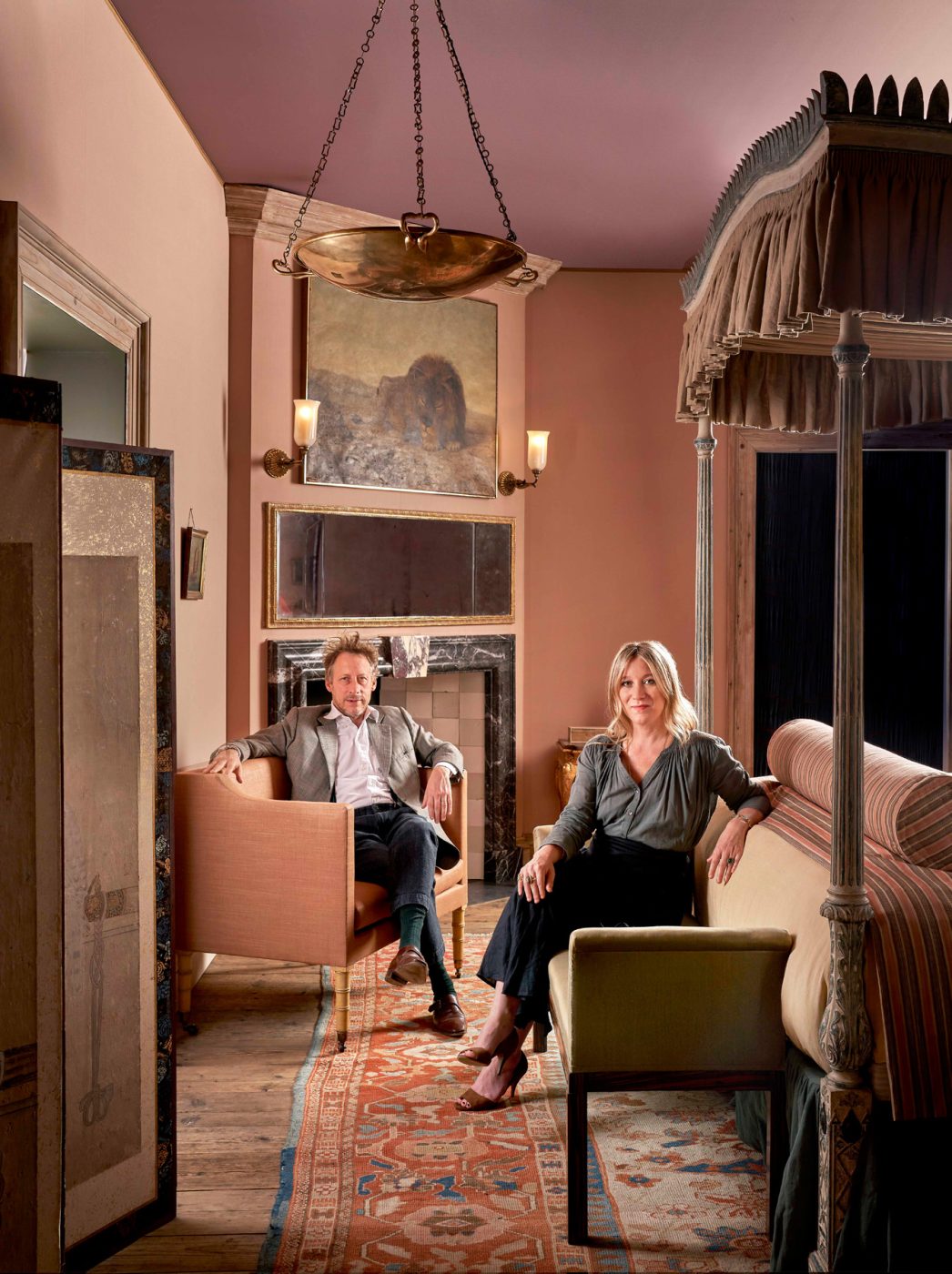 Will Fisher and Charlotte Freemantle, of Jamb, devised the principal bedroom of this year's WOW!house.