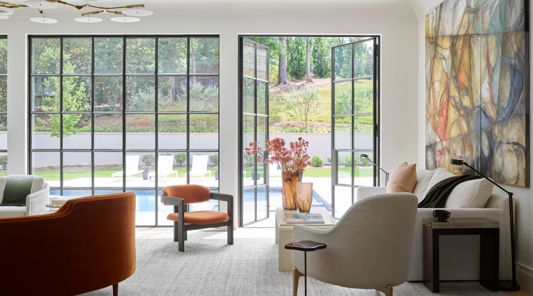 In Atlanta, Melanie Millner Designed Elegant Interiors and a Backyard ...