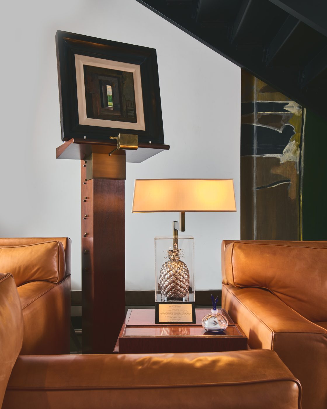 Furniture and art in the Manhattan office of architect Thierry Despont