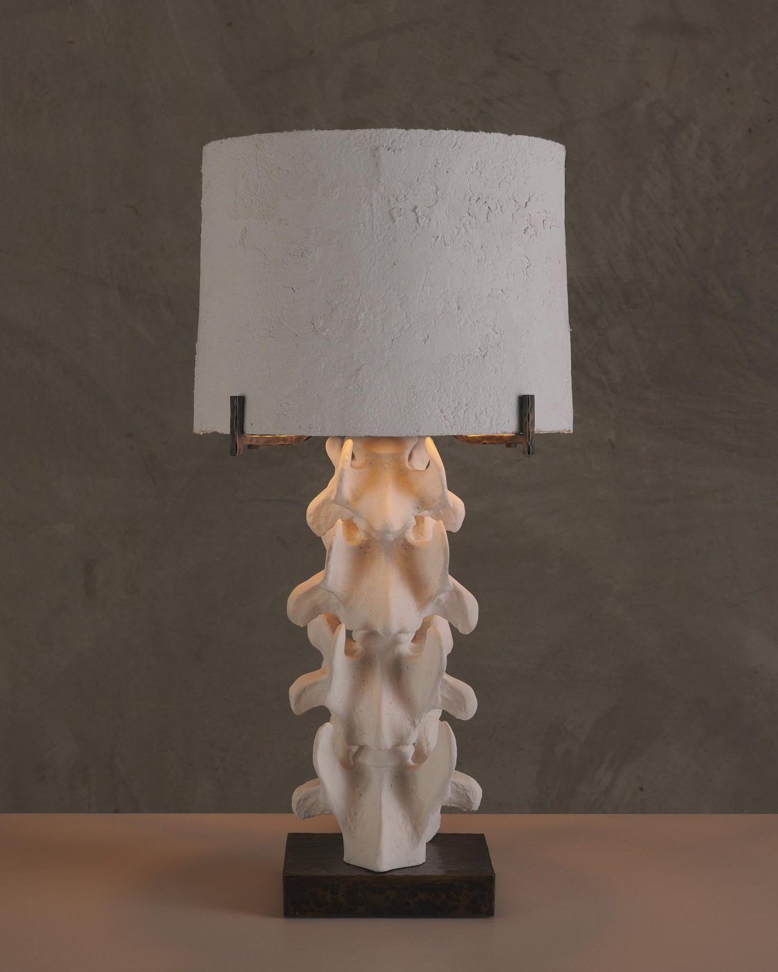 A Vertebrae lamp at Los Angeles furniture gallery Blackman Cruz