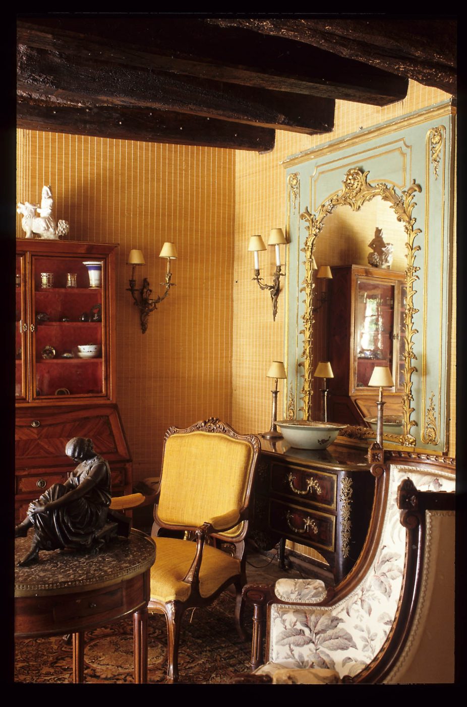 The sitting room of Jean Royère's home in Brittany