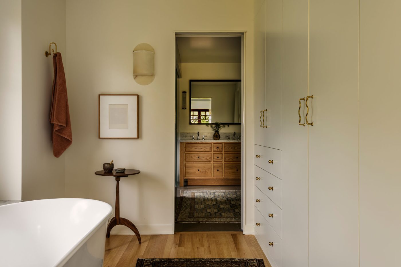 Primary bathroom in a house in Seattle's Capitol Hill neighborhood designed by Lisa Staton