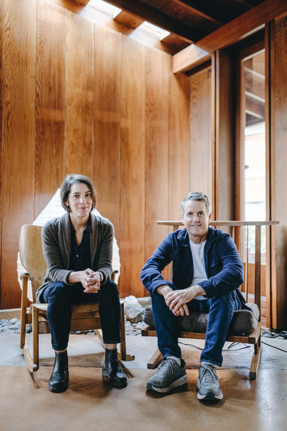 Elizabeth Vitanza and John Ballon, co-owners of vintage and modern design dealer Two Enlighten