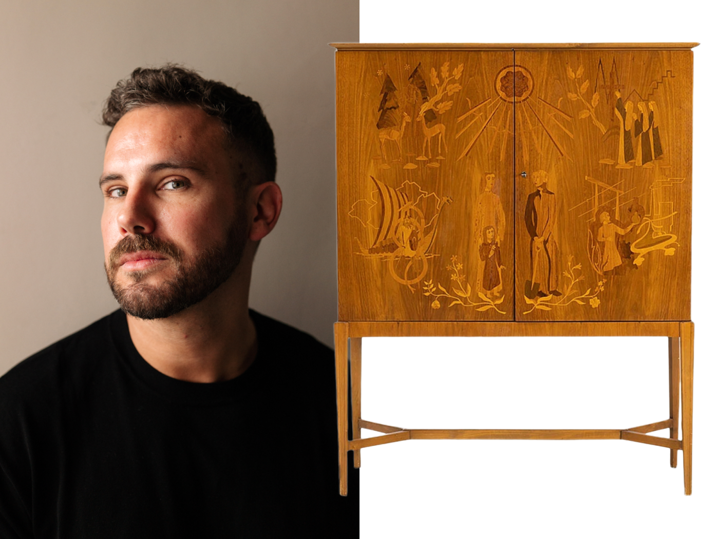 Christian Bense and an Erik Mattsson cabinet from his 1stDibs favorites folder