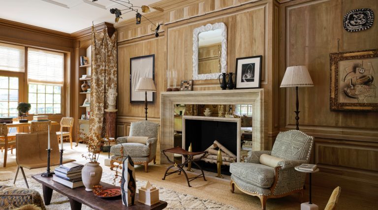 Alessandra Branca living room in the Kips Bay Decorator Show House New York 2025