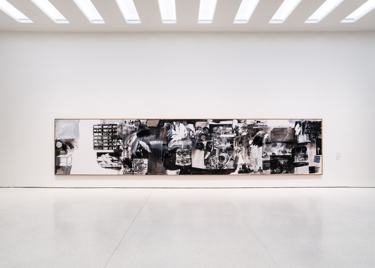 Robert Rauschenber's largest silkscreen painting, Barge (1962–63)