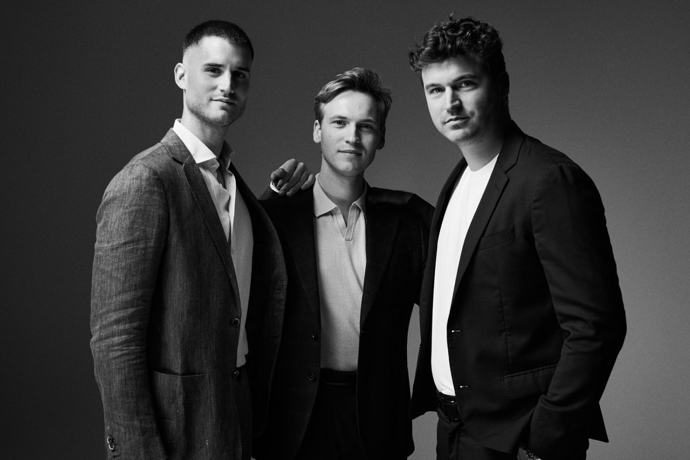 Objects With Narratives founders Nik Vandewyngaerde, Robbe Vandewyngaerde and Oskar Eryatmaz