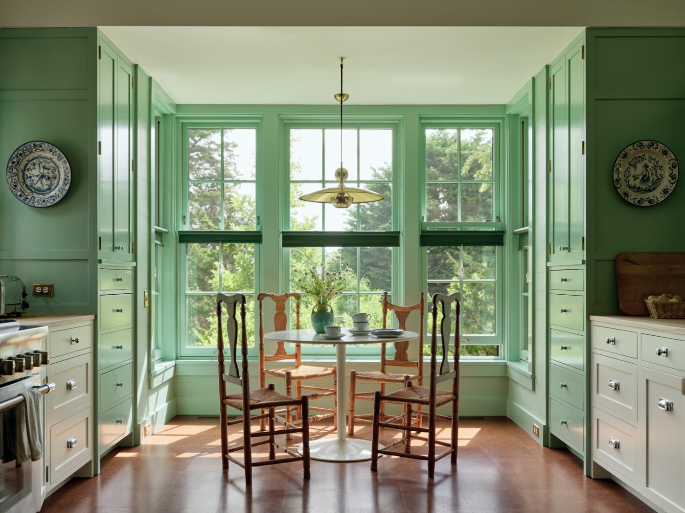 green kitchen