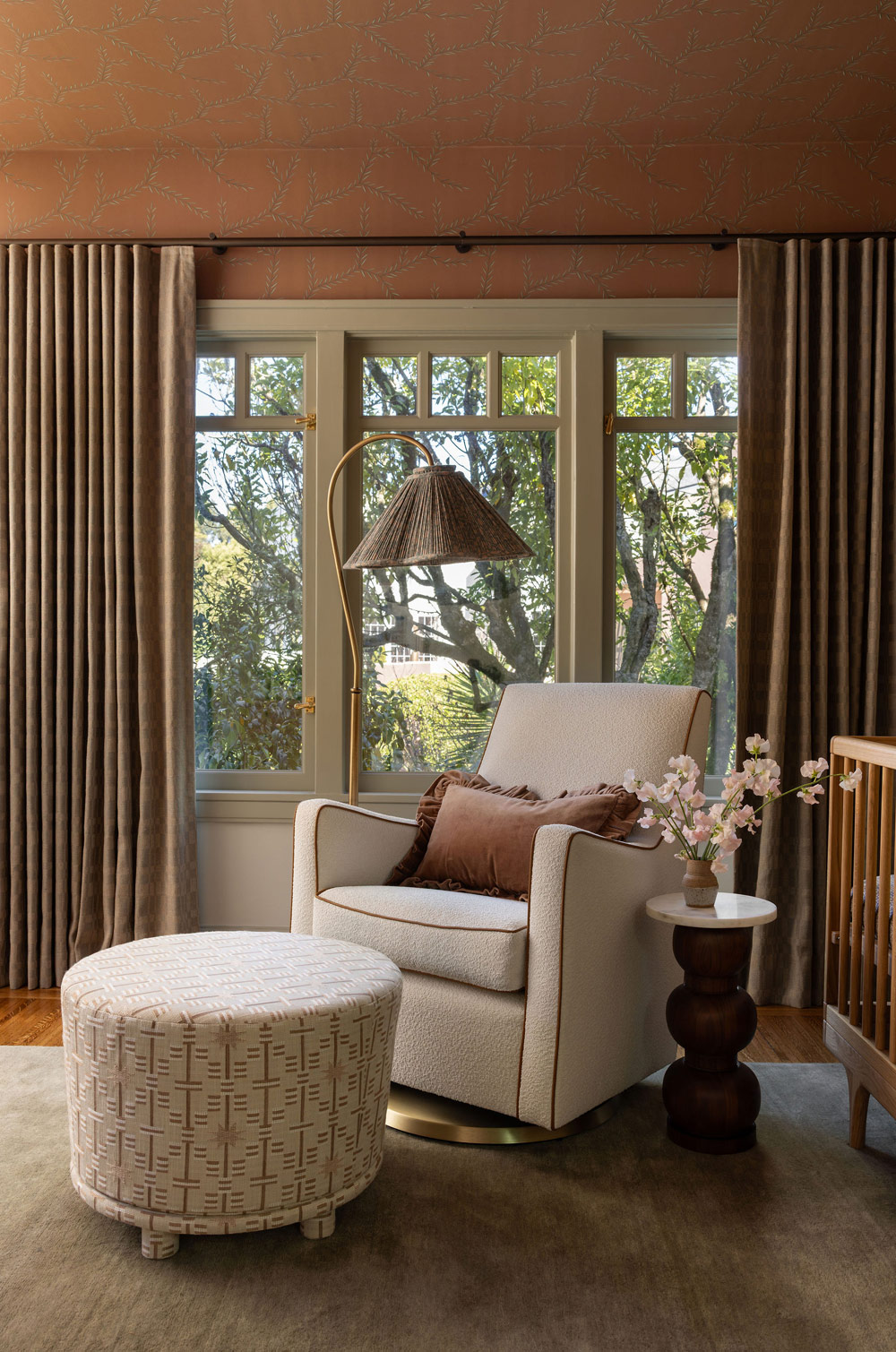 Child's bedroom of Craftsman-style house in San Francisco's Presidio designed by Katie Troutman