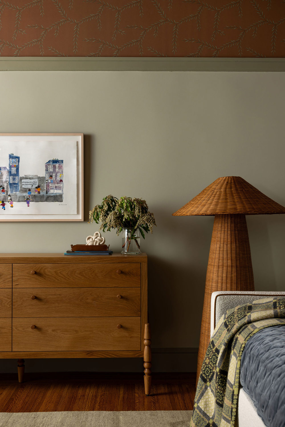 Child's bedroom of Craftsman-style house in San Francisco's Presidio designed by Katie Troutman